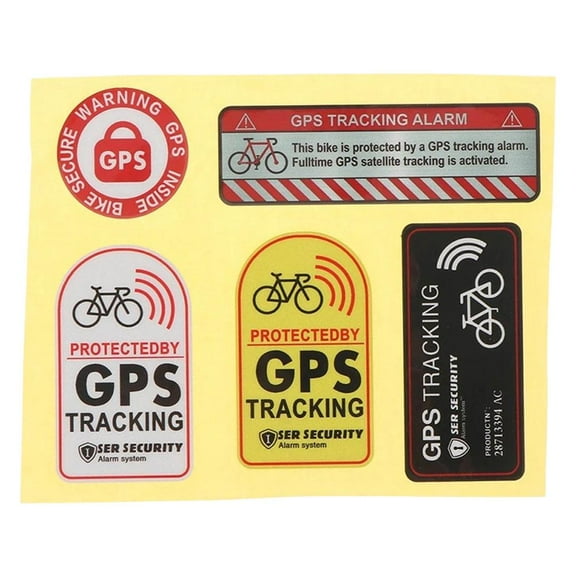 WARNING GPS Tracking System Active Sticker Sign Security Car Window D6I1