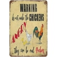 WARNING do not make the chickens angry they can be real peckeng funny
