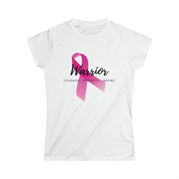 WARRIOR Breast Cancer Women's Softstyle Tee