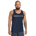 thumbnail image 1 of WARRIOR OF GOD Men's Tank Top (Navy, M), 1 of 2