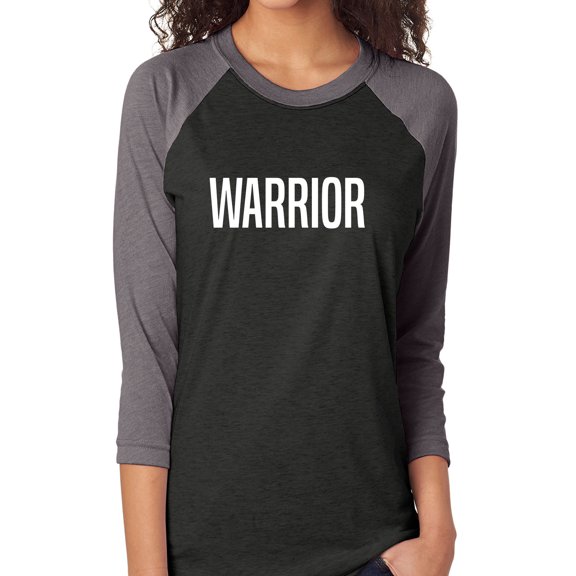 WARRIOR Unisex 3/4 Sleeve Baseball Raglan Tee