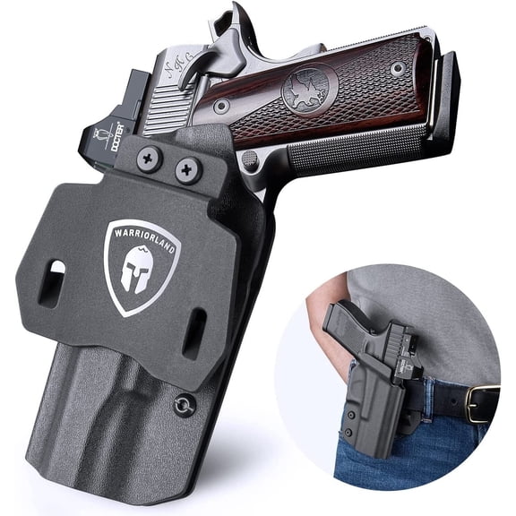 WARRIORLAND OWB Kydex 1911 5'' No Rail Colt Holster