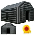 thumbnail image 1 of WARSUN Large Black Inflatable Night Club 20x16.5x12Ft Inflatable Party Tent with Logo Area, 1 of 10
