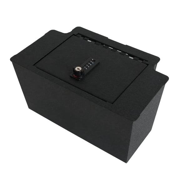 Center Console Safe Gun Safe, WASAI Premium In-vehicle Console Gun ...