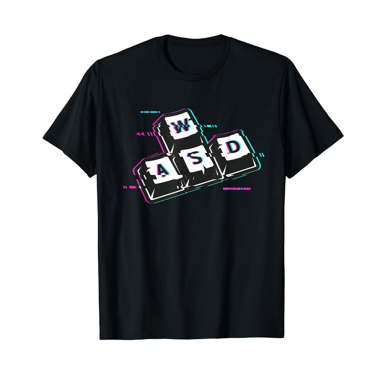 Wasd Funny Pc Video Gamer Shirt Gaming T-Shirt Wasd Funny Pc Video Gamer Shirt Gaming T-Shirt