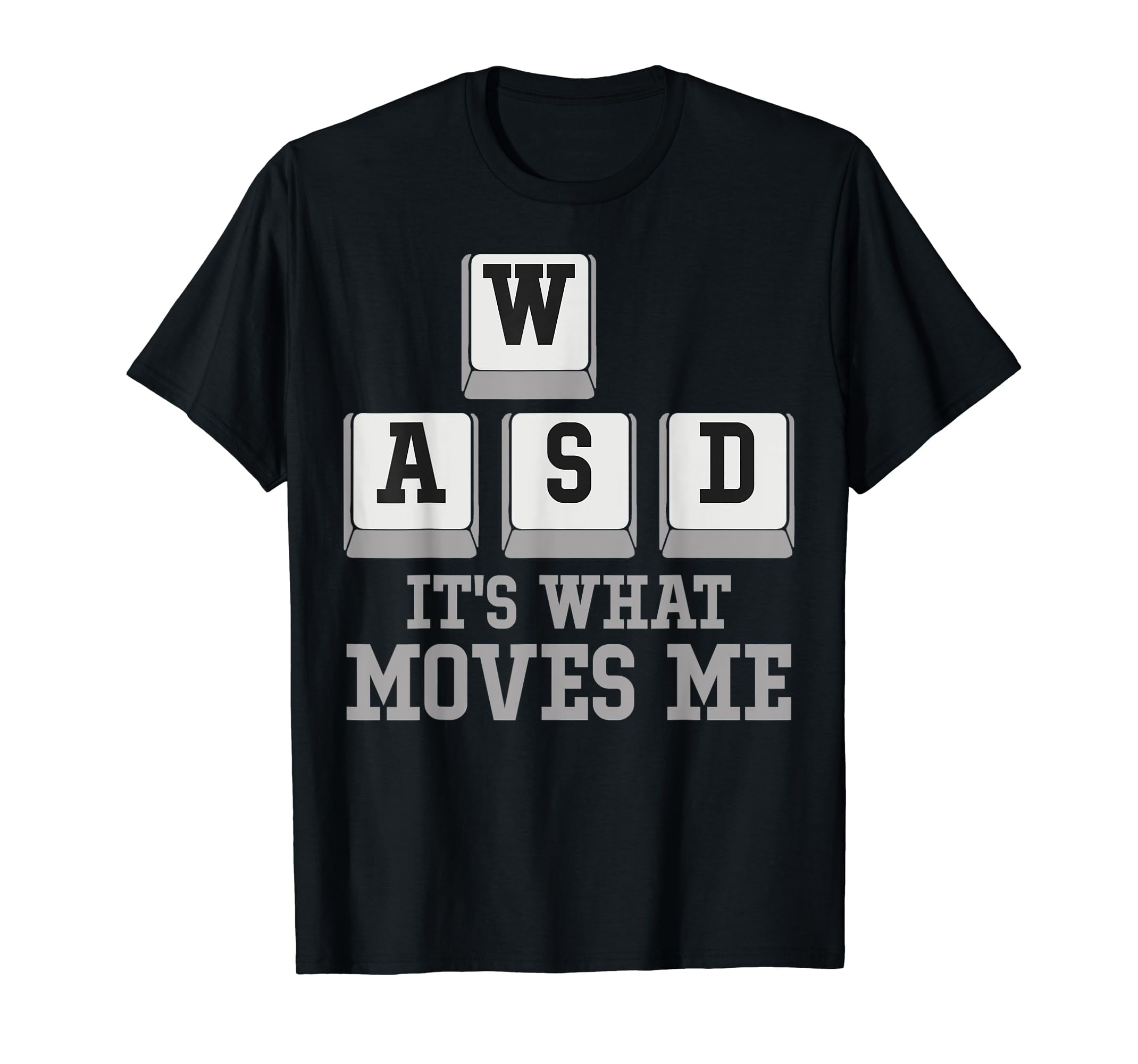 WASD Funny PC Video Gamer Shirt Gaming T-Shirt - Walmart.com