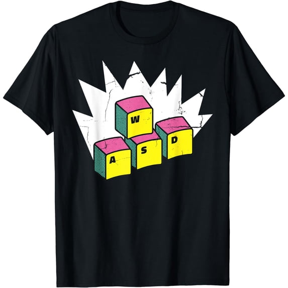 WASD Gaming Keyboard Programmer Computer Scientist PC Gamer T-Shirt