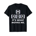 thumbnail image 1 of WASD It's What Moves Me, PC Gamer, Gaming Gift, WASD Keys T-Shirt, 1 of 5