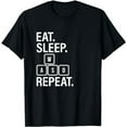 thumbnail image 1 of WASD PC Gamer Keyboard - Gamer Eat Sleep WASD Repeat T-Shirt, 1 of 5