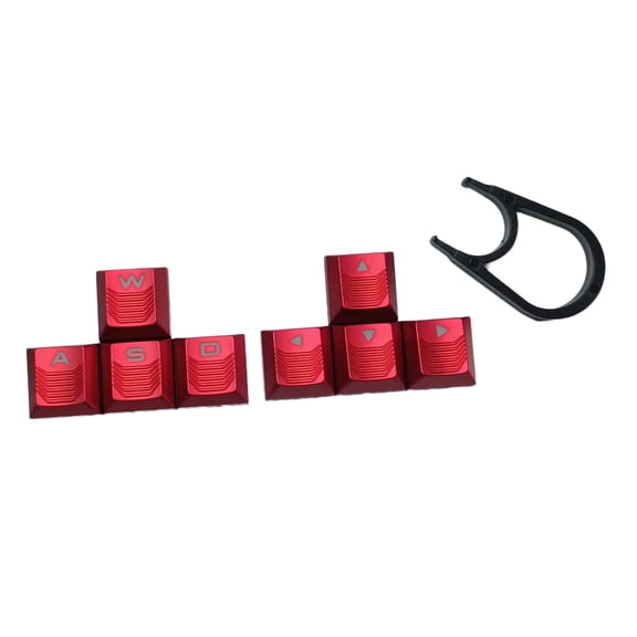 WASD and Arrows Keys Keycaps Translucent Backlights Enhances Gaming Keyboard for Gamers and Programmers
