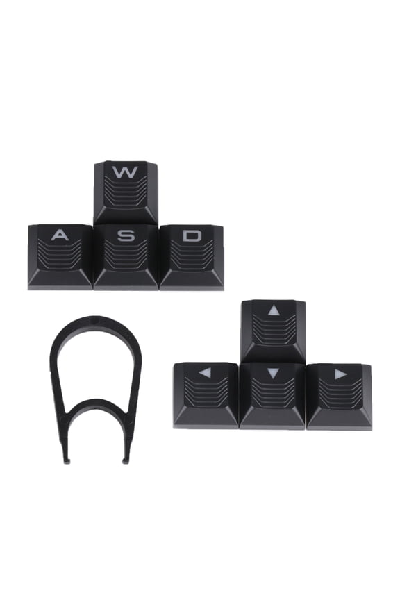 WASD and Arrows Keys Keycaps Translucent Backlights Enhances Gaming Keyboard for Gamers and Programmers