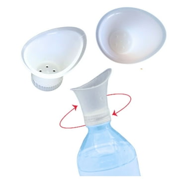 WASH+OUT Eye Rinse Cup: Screws onto a Water Bottle, Comfortable and Easy-to-Use First Aid Eye Care Solution, 3PK