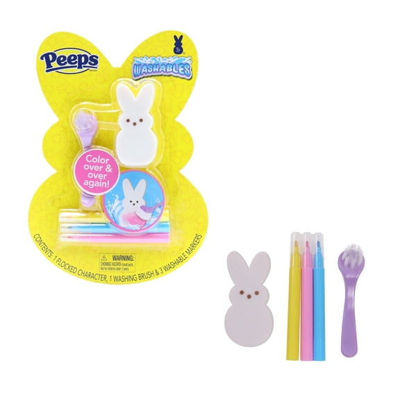 Peeps Washables Bunny, Spring or Easter Gift, for Ages 3 Years and up