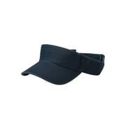 WASHED PRO STYLE COTTON TWILL VISOR, Navy
