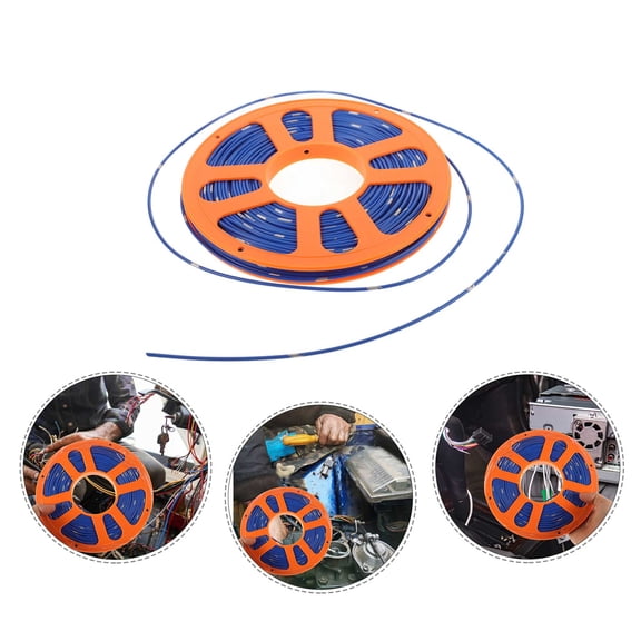 WASHWEPE 1 Roll Car Wire Stable Transmission Enhanced Safety Performance 40m Length 157.20X0.08X0.08In