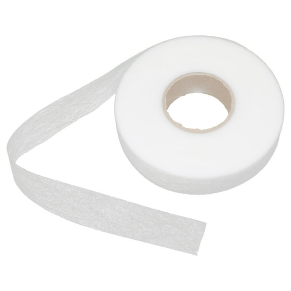 WASHWEPE 1 Roll Iron-On Fusing Tape for Trousers No-Sew Bonding White Non-Woven Fabric 2cm 70 Yards Long