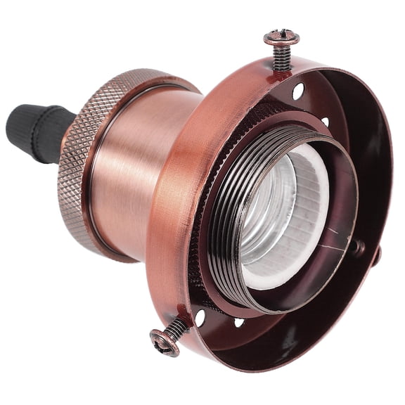 WASHWEPE 1 Set Aluminium Pendant Lamp Socket for Industrial and Retro Style 3.54x2.75x2.75in