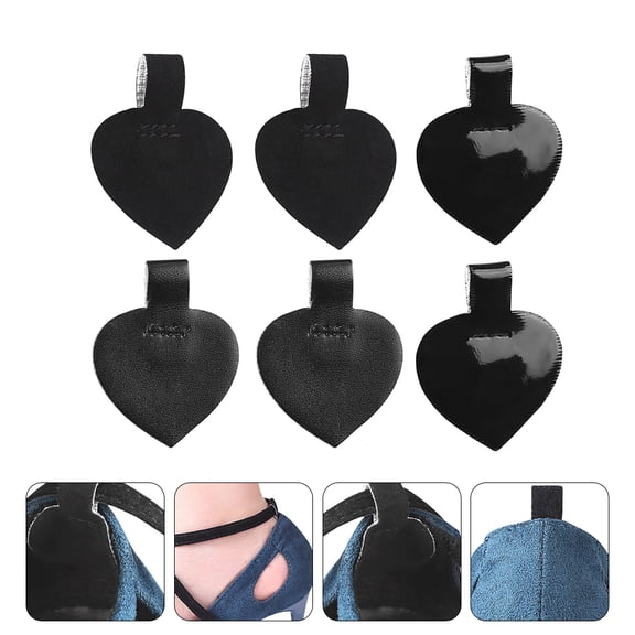 WASHWEPE 1 Set Anti-slip Heel Pads for High Heels Comfortable Wear Anti-friction Heel Pads