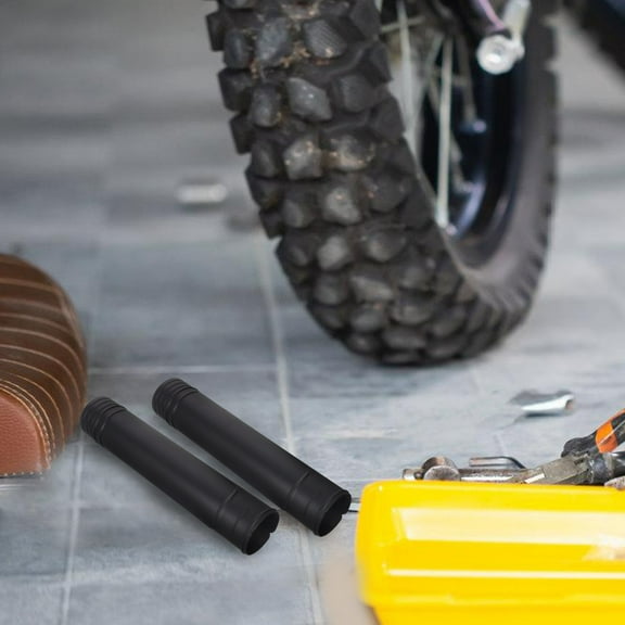 WASHWEPE Universal Motorcycle Fork Guards Shock Absorption 1 Set 9.8X2.0X2.0In