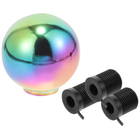 WASHWEPE 1 Set Car Gear Shift Knob Replacement Round Knob For Vehicle Modification Colorful