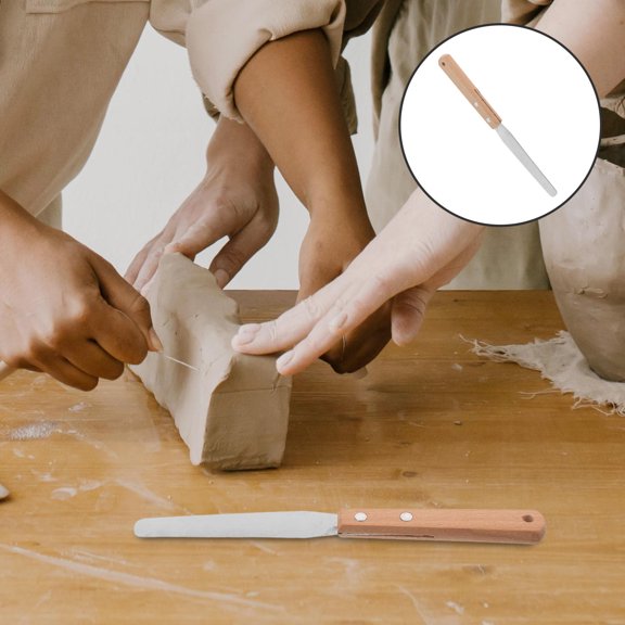 WASHWEPE 1 Set Ceramics Tools for Beginners Multi Color Pottery Handle Tool Carving