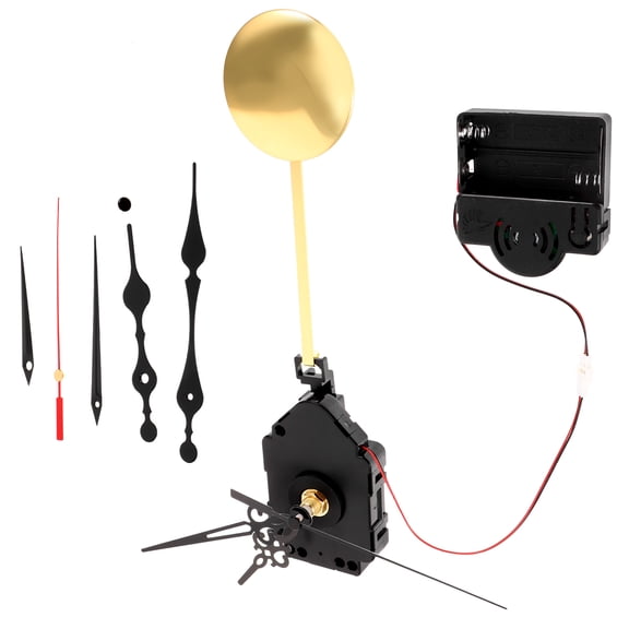 WASHWEPE 1 Set Clock Mechanism with Chime Classic Pendulum Clock Movement Assorted Color for Home Decoration