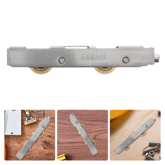 WASHWEPE 1 Set Door Roller Copper Stainless Steel For Sliding Glass Door Replacement Homeowners
