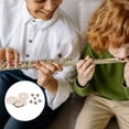 thumbnail image 1 of WASHWEPE 1 Set Flute Fastening Screws Stainless Steel Silver 1.00X1.00X0.20In For Flutists, 1 of 8