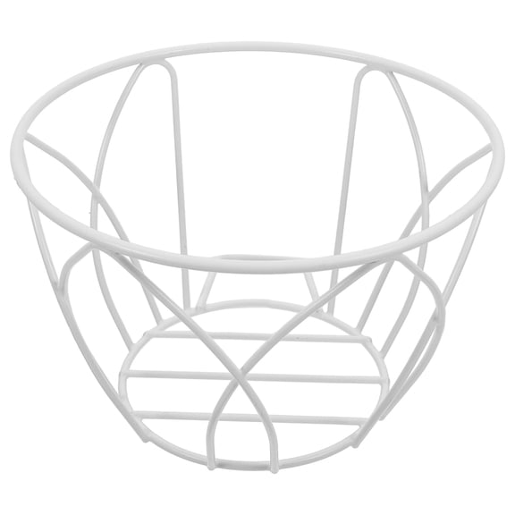 WASHWEPE 1 Set Iron Hanging Planter Basket for Balcony Railing Planter and Gardening Flower Rack in 8.6x7.0x5.3in