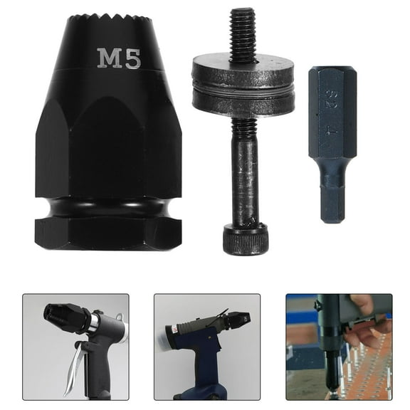 WASHWEPE 1 Set Pneumatic Air Rivet Pull Setter for Technicians and Mechanics in Repair Work
