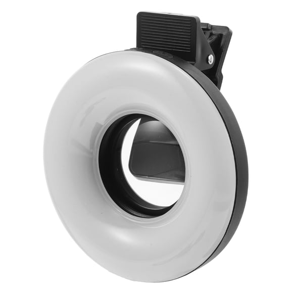 WASHWEPE 1 Set Selfie Light for Phone with Portable ABS Macro Lens Fill Lighting Clip-On Design