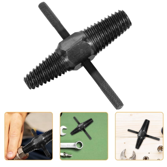 WASHWEPE 1 Set Stripped Screw Tap Extractor for Threaded Joint Disassembly Handyman Use 10x0.5in