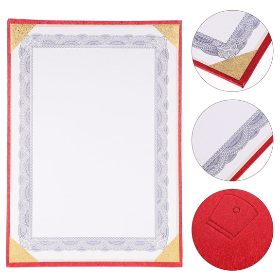 WASHWEPE 1 Sheet Stationery Paper For Certificates Assorted Color 12.18X8.25In