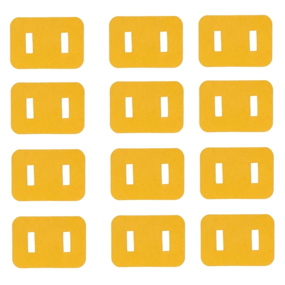 WASHWEPE 100Pcs Heavy Duty Double Sided Tape for Home Electronics and Us Standard Plug Fix