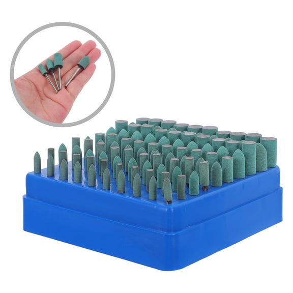 WASHWEPE 100Pcs Drill Buffer Polishing Tools Kit with Versatile Rubber Bit Sizes for Detail Work
