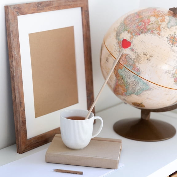 WASHWEPE 100Pcs Red Long Handle Coffee Stirring Stick For And Afternoon Tea