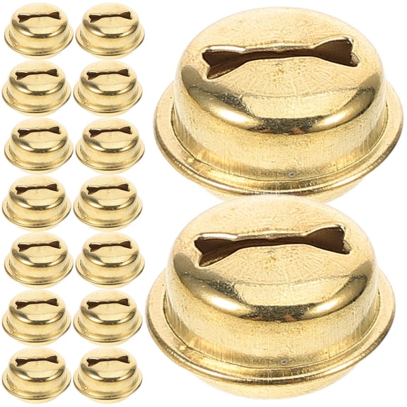 WASHWEPE 100Pcs Small Hand Bells for Craft Enthusiasts and Bed Bell Use