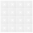 WASHWEPE 100Pcs White Disposable Cradle Covers for Massage Table Face ...
