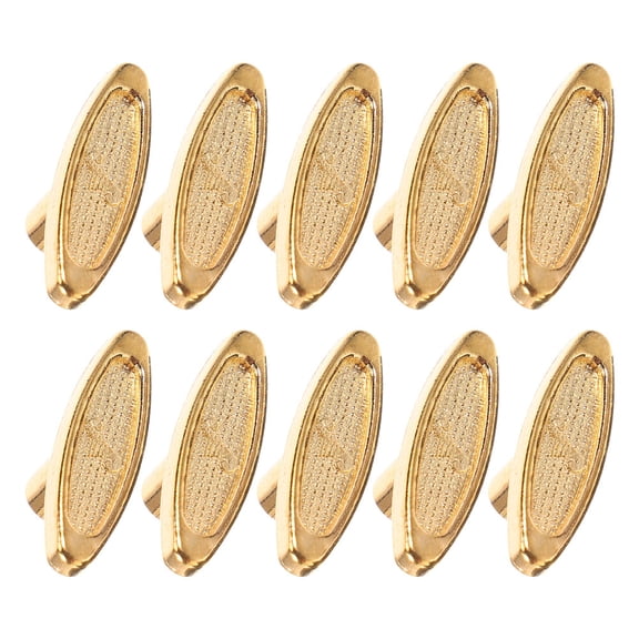 WASHWEPE 10Pack Golden Round Iron Winding Key for Music Box Repair and Craft Projects