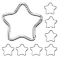 thumbnail image 1 of WASHWEPE 10Pcs Aluminium Alloy Star Shaped Carabiner for Secure Keys, 1 of 8