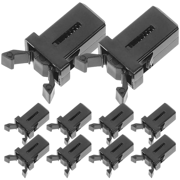 WASHWEPE Home Waste Bin Lock Latches Trash Can Accessories Plastic 10Pcs