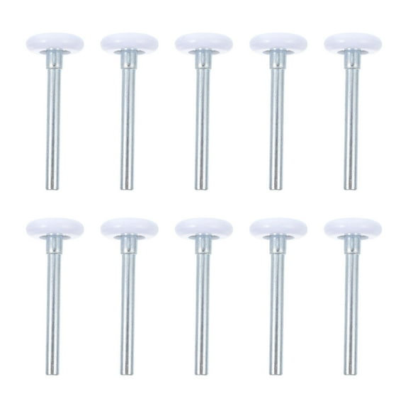 WASHWEPE 10Pcs Nylon Garage Door Roller Smooth Glide for Sliding Doors 12X4.6X4.6CM