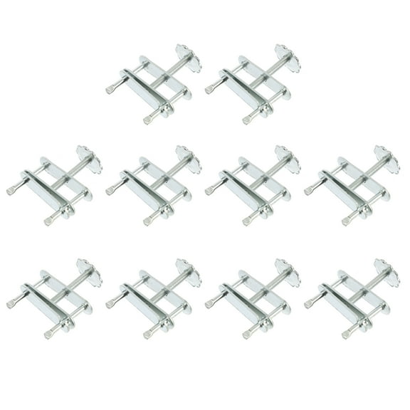 WASHWEPE 10Pcs Spiral Tubing Clamps for Irrigation and Automotive Use with Ergonomic Handle 4.0x3.5x1.7in