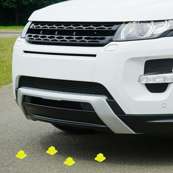 WASHWEPE 10Pcs Yellow Plastic Speaker Fixing Clips for Car Audio Systems and Enthusiasts