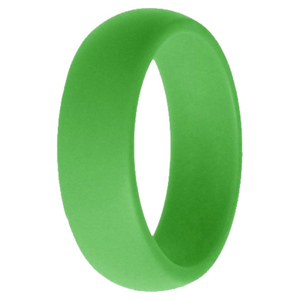 WASHWEPE 10pcs Men's Wedding Bands Silicone Assorted Color for Workout ...
