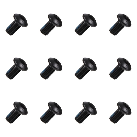 WASHWEPE 12 Pcs Brake Disc Rotor Bolts Alloy Steel for Bicycle Maintenance