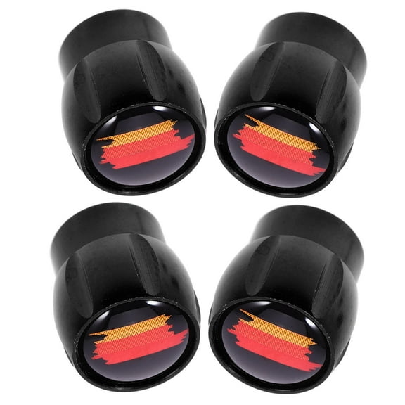 WASHWEPE 12Pack Valve Stem Caps - Waterproof Round Metal Tire Valve Caps for