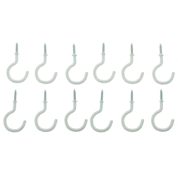 WASHWEPE 12Pcs Drop Ceiling Hook Simple Look Hooks for Basement Decoration