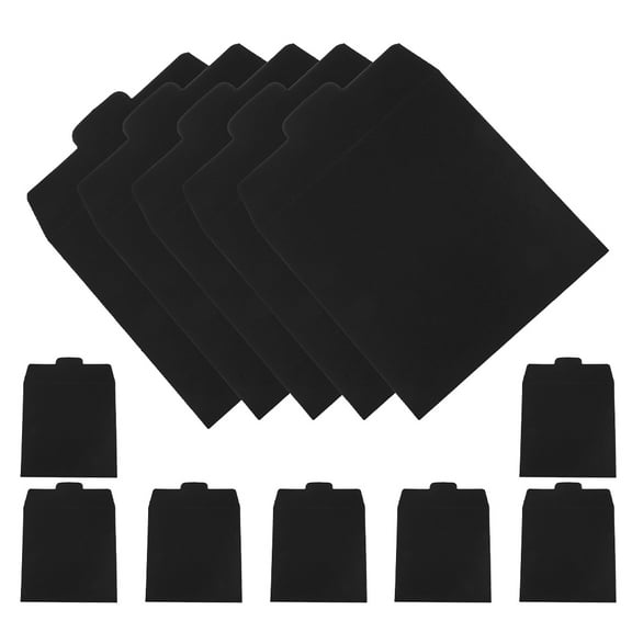 WASHWEPE 12Pcs Paper CD Sleeves For Cd Dvd Storage Minimalist Design 4.91X4.91X0.20In