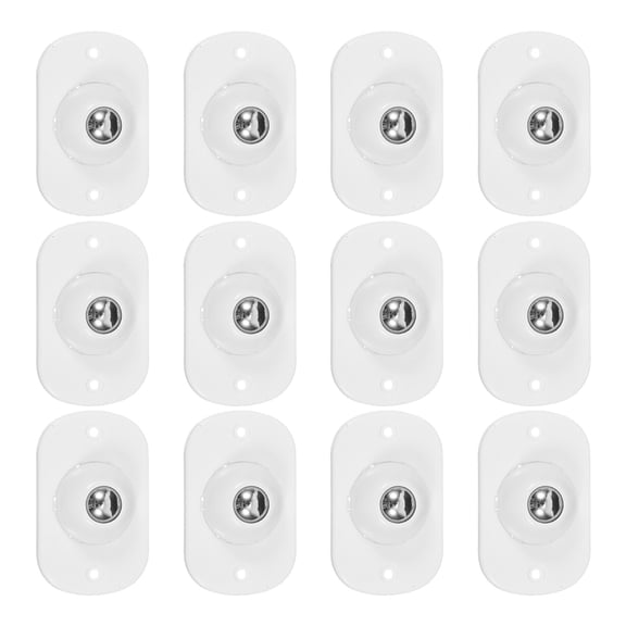 WASHWEPE 12pcs Mini Casters Wheels: Self Adhesive Caster Wheels 360 Swivel Mini Universal For Small Furniture Sticky Rollers For Kitchen